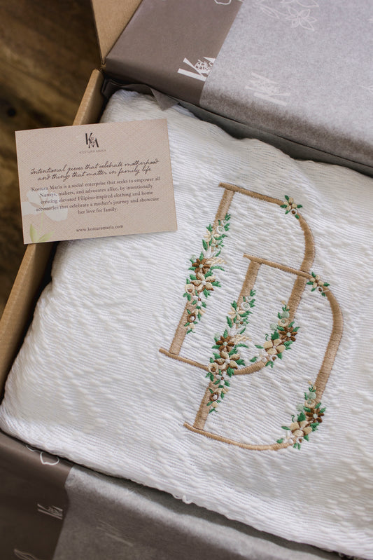 Trambia Inabel Blankets with Embroidery