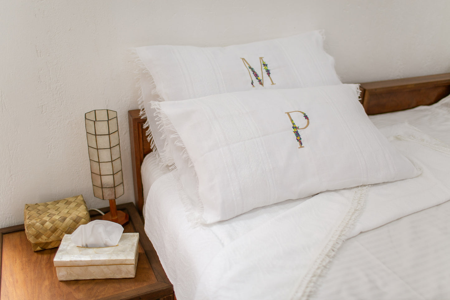 Inabel Pillowcases with Personalized Embroidery