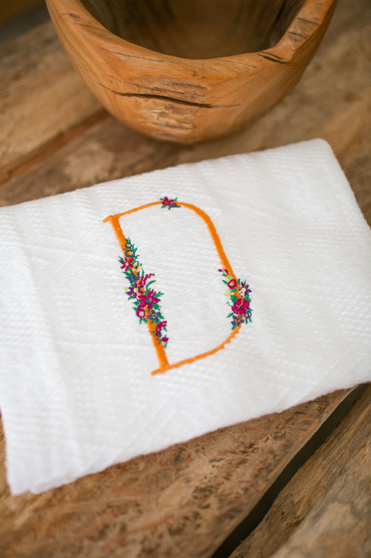 Inabel Bath Towels with Embroidery